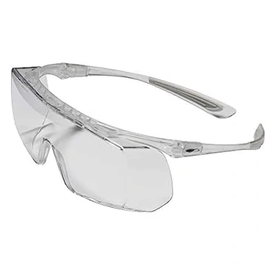 Image of JSP CoverlitePremium Lighweight Safety Over Spectacles with Adjustable Temples Clear Lens Fits Prescription Eyewear Optical Class 1 (1COV23C)