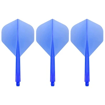 Image of Condor Zero Stress Flight System Standard Clear Blue Dart Flights Short