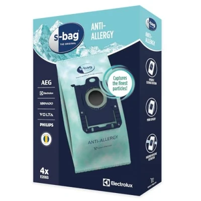Image of Electrolux E206S s bag Original Vacuum Cleaner Bags, AntiAllergy, Multicolor
