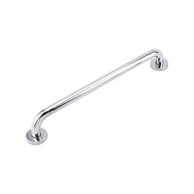 Image of Single Towel Rail,500mm Wall Mount Holder Stainless Steel Bathroom Grab Bar Chrome Rail Fixed Support Rack Disability Handle Hand for