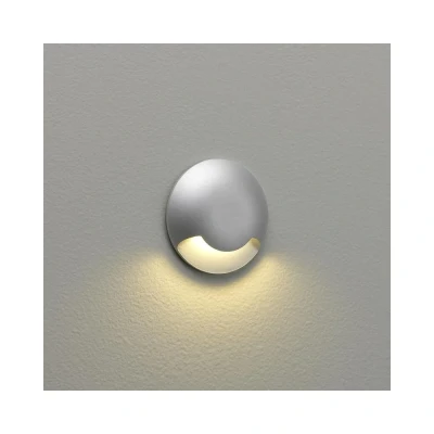 Image of Beam One LED 1 Light Outdoor Wall Painted Silver IP67
