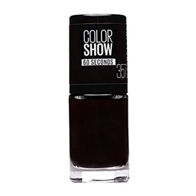 Image of COLOR SHOW nail 60 seconds #357 burgundy kiss