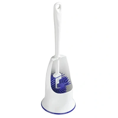 Image of Maximex Toilet Brush Stand PP, White, Purple