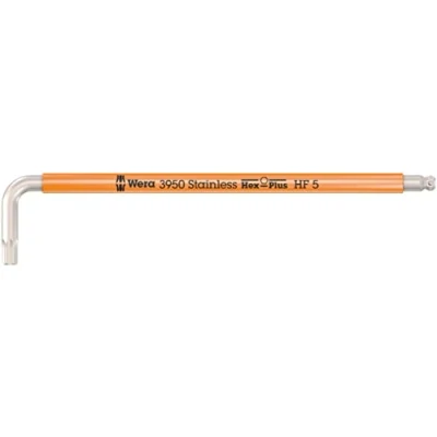 Image of 3950 SPKL Multicolour HF L Key, Metric, Stainless Steel, with Holding Function, 5 x 154 mm 05022695001