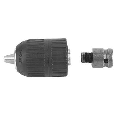 Image of Drill Chuck Adapter, 2 13mm Keyless Chuck, 1/2&quot; 20UNF with 1/2 Adaptor for Impact Wrench Conversion, Shank Rotary Tool Accessories