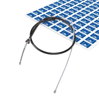 Image of 6R0609721B Brake Cable ATE 24.3727 3402.2 1588mm VOLKSWAGEN: Polo V Hatchback, SEAT: Ibiza 4, 4 Sportcoupe