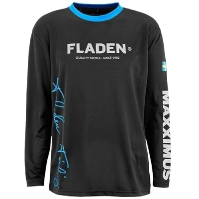 Image of Fladen Team shirt M long sleeve black Fishing t