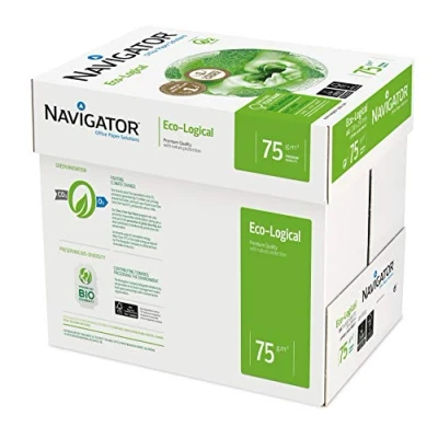 Image of Navigator Eco Logical Paper A4 75gsm, Box of 2500sh (5x500sh)