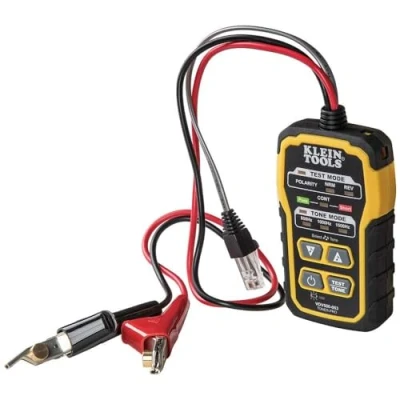 Image of Wire Tracer Tone Generator, Toner Pro, Phone (RJ11 and RJ12), Data (RJ45) Coax Other Non Energized Tracer, Klein Tools VDV500 063