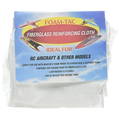 Image of Foam Tac Fibreglass Reinforcing Cloth, Fabric, 25 x 20 1 cm