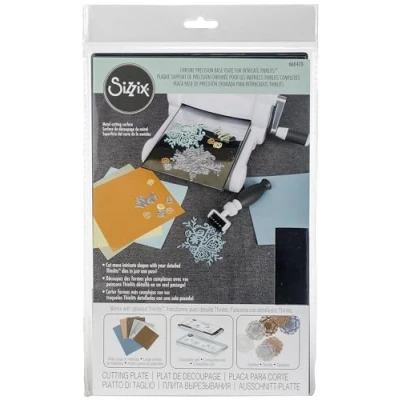 Image of Sizzix 660470 Chrome Precision Base Plate for Intricate Thinlits, multi colour