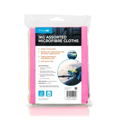 Image of 7x Simply 1Kg Micro Fibre Rags MCB1000