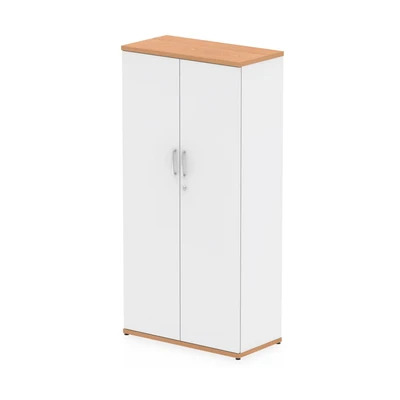 Image of Impulse 1600mm Cupboard Oak and White