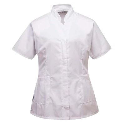 Image of Portwest Premier Tunic, Size: L, Colour: White, LW12WHRL