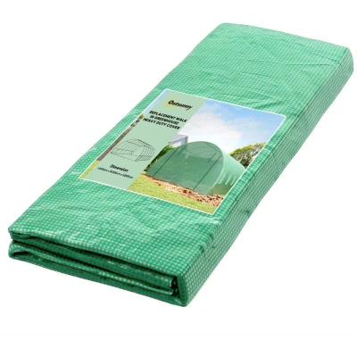Image of Outsunny Greenhouse Replacement Cover Only for Tunnel Walk in Greenhouse845 382GN