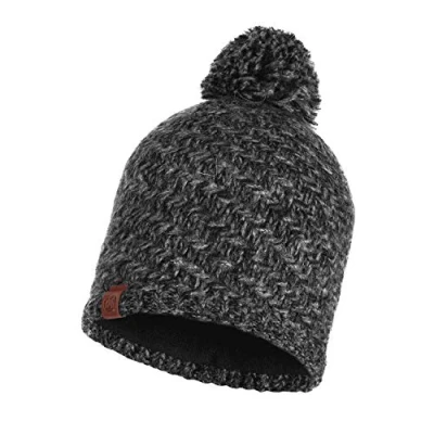 Image of Buff Men Agna Knitted Hat Black, One Size