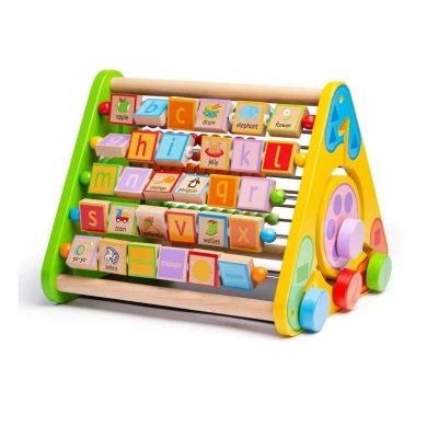 Image of Bigjigs Toys Early Learning Activity Centre, Wooden Toys, Baby Centres, Triangle, Toddler Activities
