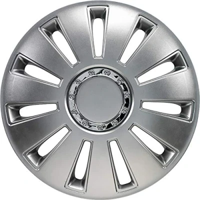 Image of AUTO STYLE Set wheel covers Silverstone Pro 14 inch silver + chrome ring
