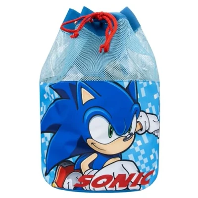 Image of Sonic THE HEDGEHOG Boys Swim Bag Swimming Bags For Kids Backpack One Size Blue