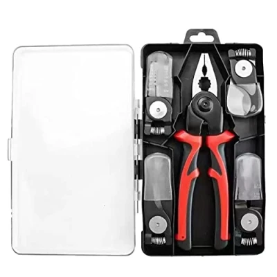 Image of Geieold Interchangeable Head Tool Pliers Set, Multifunction Tool, 5 in 1 Electrician Special