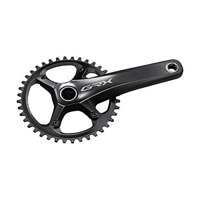 Image of Shimano GRX FC RX810 chainset 40T, single, 11 speed, Hollowtech II, 172.5 mm