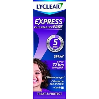 Image of Lyclear Express Kills Head Lice Spray, 100 ml