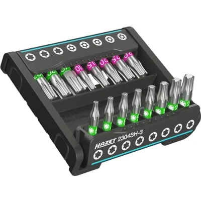 Image of HAZET Smart Holder 2304SH 3 Practical Tool 16 Pieces Output: 6.3 (1/4 Inch) Storage of Metal Parts, Order in The Workplace, Safety Made Germany