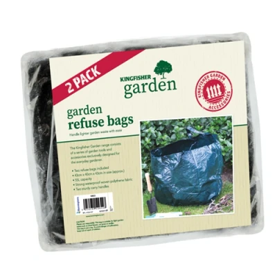 Image of Kingfisher 2 Pack Garden Refuse Bags