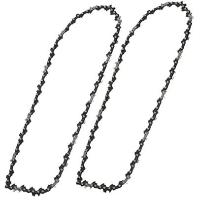 Image of SPARES2GO Chainsaw Chain 45 Drive Link 30cm 12&quot; Compatible with Bosch AKE 30 30B 30S 30Li Saw (Pack of 2)