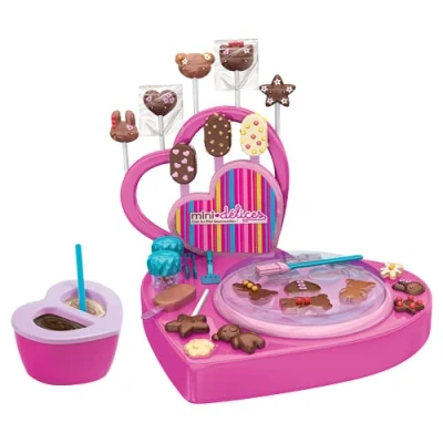 Image of Mini Delices 5 in 1 Chocolate Workshop for Kids Create Your Own Treats &amp; Lollies Includes Moulds, Bain Marie, Gift Boxes Wrappers Fun Safe DIY Activity Kit Ages 6 and Above