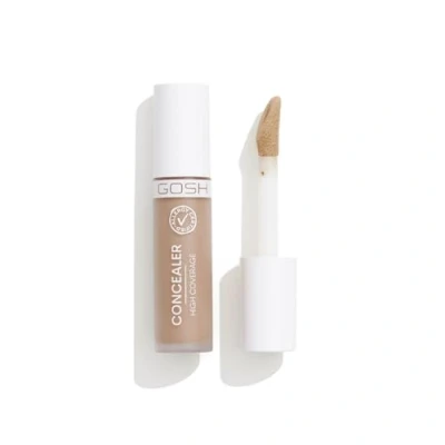 Image of GOSH concealer High coverage 006 Honey I liquid to cover dark circles, redness, blemishes and pimples for sensitive skin Long lasting, vegan allergy certified