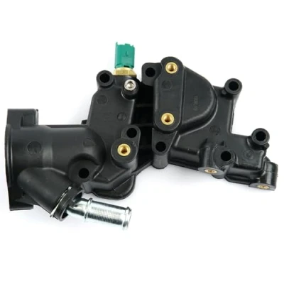 Image of ROBUST Thermostat Housing for Citroen Berlingo C2 C3 Nemo Fiat Fiorino Peugeot 206 307 Bipper Partner 1336Y8 1336.P9 1336P9 9654775080