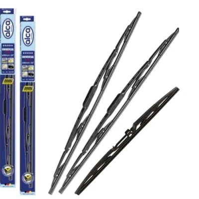 Image of Fits Renault Scenic 1999 2003 Alca Germany Universal Windscreen Wiper Blades Front Rear Classic 24&quot;16&quot;16&quot; AU2416H16ARC