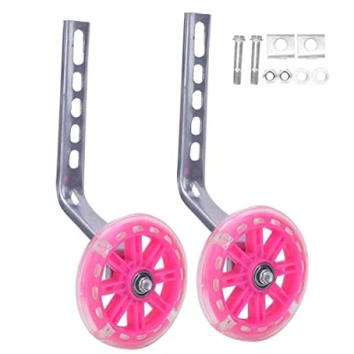 Image of RiToEasysports Child Stabilisers, 2Pcs Bike Training Wheels Universal Kids&#039; Bicycle Children&#039;s Stabiliser for 15.75‑26.25 Inch Bicycle(Pink) Ride