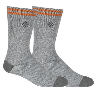 Image of Columbia Men&#039;s Medium Weight Thermal Casual Sock, Gray2, Large (Pack of 2)