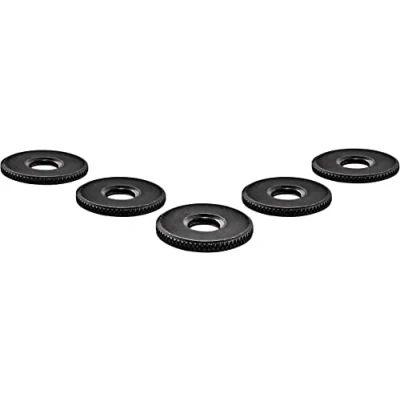 Image of Meinl Percussion Rod Counter Nuts Washer for Microphone Mounts on Rods Steel, Black (MRCN5)