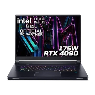 Image of ACER Predator Triton 17 X PTX17 71 Intel Core i9 32GB 2TB RTX 4090 250Hz WQXGA Inch Windows 11 Gaming Laptop