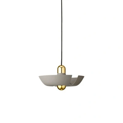 Image of AYTM Cycnus pendant light, taupe, Ø 30 cm, aluminium, E27