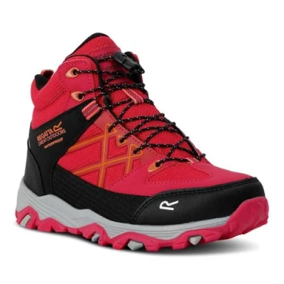 Image of Regatta Kids Waterproof Samaris Iii Walking Boots Pink Potion, Size: UK 4