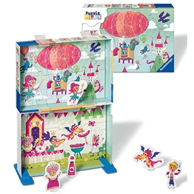 Image of Ravensburger Royal Bbq Puzzle &amp; Play Story Games For Kids Ages 4 Years Up 2X 24 Piece Jigsaws