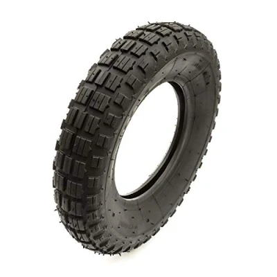 Image of Heavy Duty Tyre 4.00 8 Inch 6 Ply Off Road Knobbly Tread 400 Wheelbarrow Wheel Barrow Tire