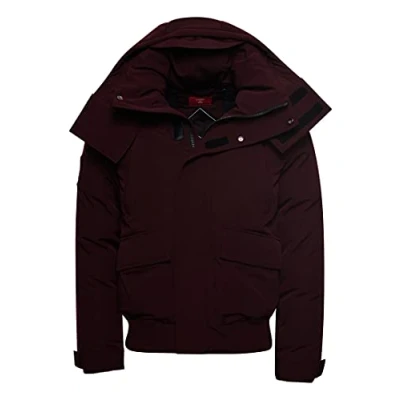 Image of Superdry Men&#039;s Code Everest Bomber Jacket, Port, XL