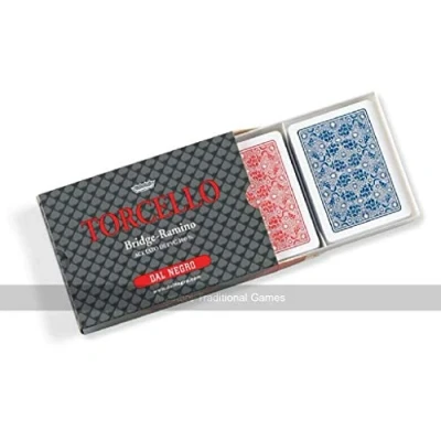 Image of Dal Negro Torcello Bridge Ramino Playing Cards 100% PVC, 2 Decks