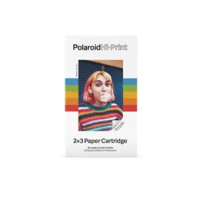 Image of Polaroid Hi·Print Paper Cartridge 20 Sheets 2 Cartridges