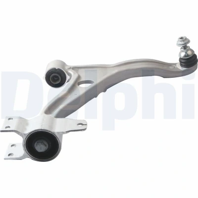 Image of 2473300600, 2473305400, 2473307402, 2473307602, A2473300600 Suspension Arm DELPHI TC4587 with ball joint Right, Lower, Front Control Aluminium