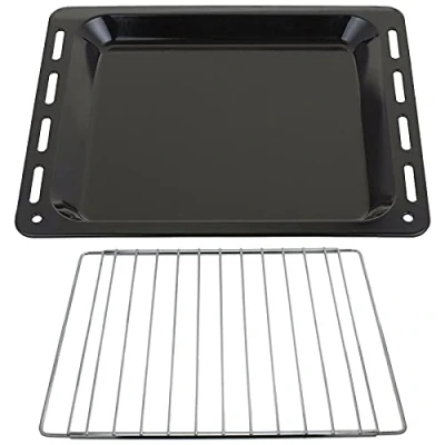 Image of SPARES2GO Baking Tray + Extendable Shelf compatible with Rangemaster Oven Cooker