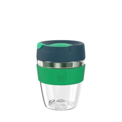 Image of KeepCup Traveller, Reusable Travel Mug Lightweight Plastic Coffee Cup with Leakproof Sipper Lid 12oz / 340ml Calenture