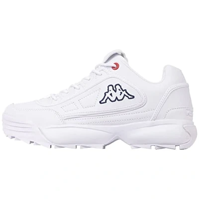Image of Kappa RAVE Training shoe, Size: 4, White High quality imitation leather