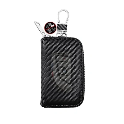 Image of FOXNSK Faraday Car Key Case, Cage Protector RFID Signal Blocking Anti Theft Pouch Hacking Case Blocker