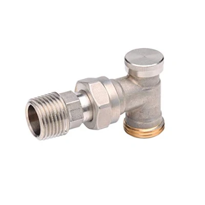 Image of Danfoss 003L0203 Nickel RLV D 15mm Lockshield Valve with Compression